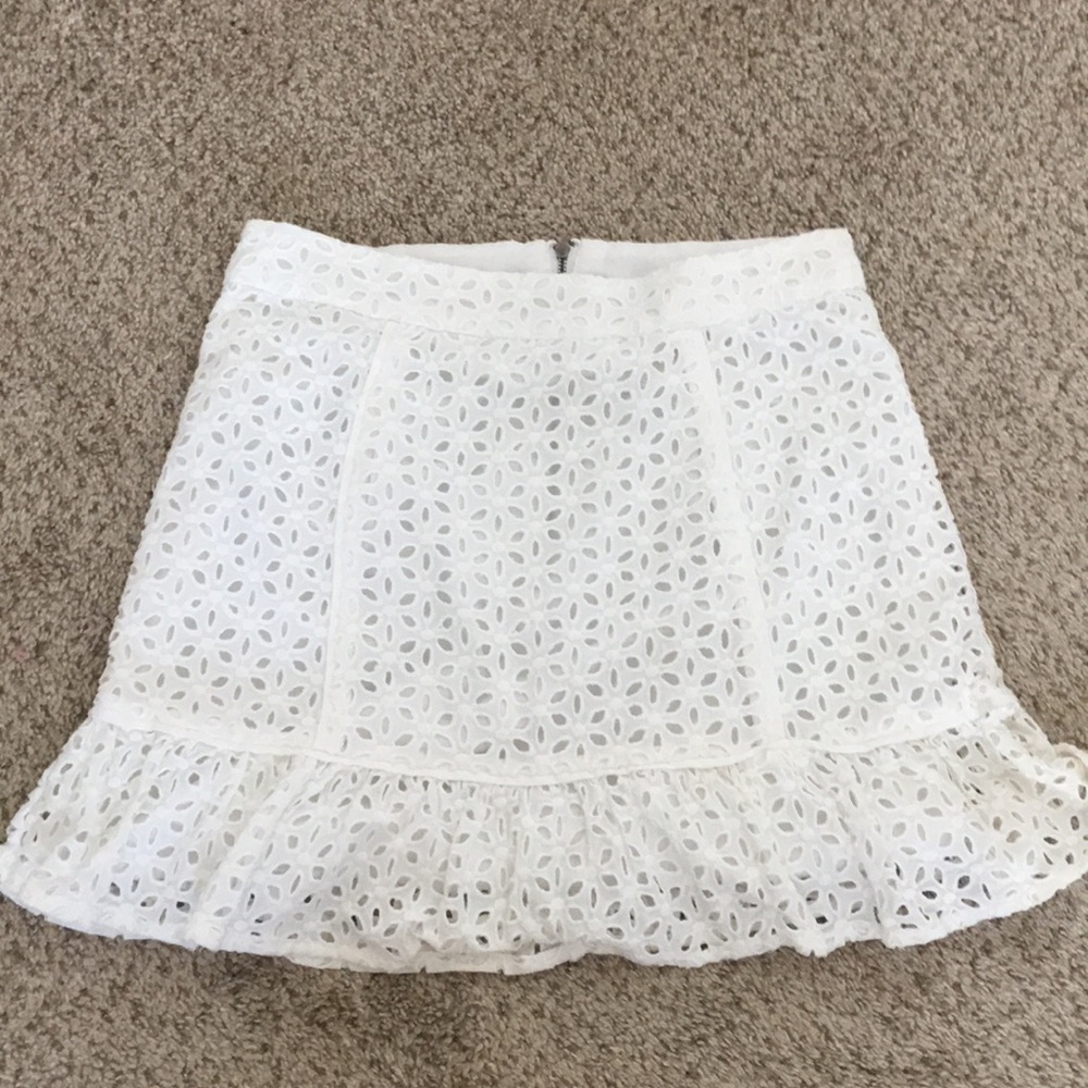 White skirt